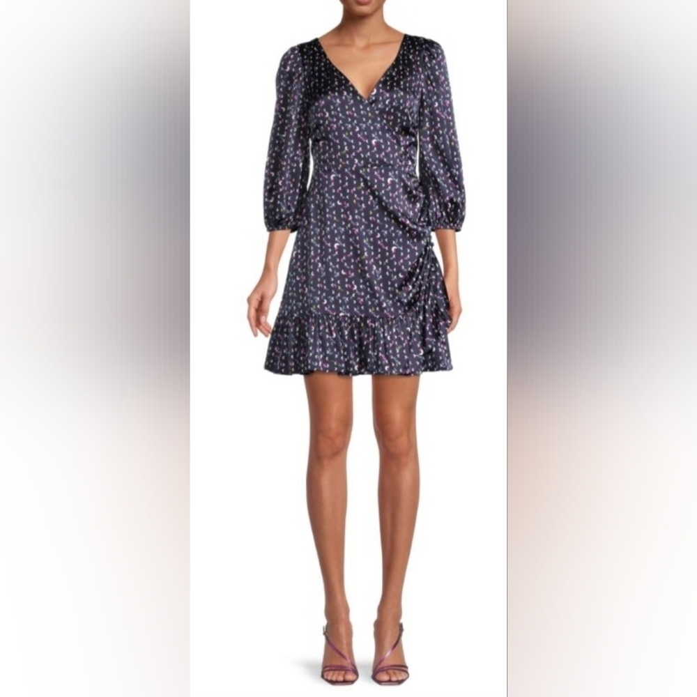 Tanya Taylor Bernadina Print Stretch Silk Dress, VGUC, Size 2